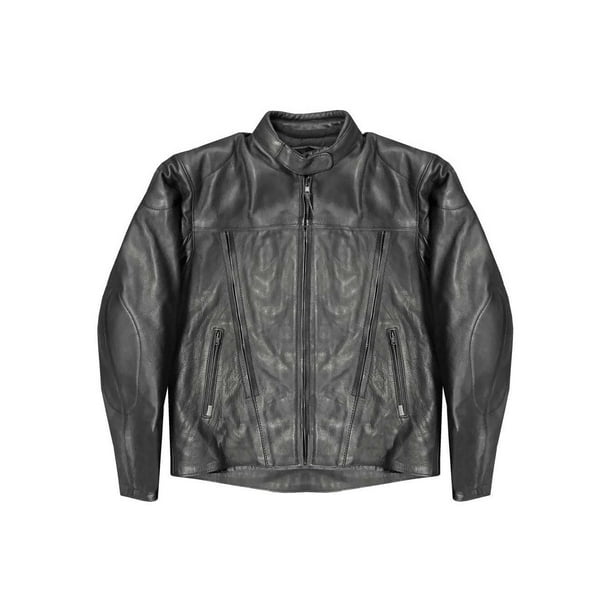 Black, 5X-Large Milwaukee Leather Womens 1.2mm Naked Cowhide Stylish Scooter Jacket Black, 5X-Large Milwaukee Leather Womens 1.2mm Naked Cowhide Stylish Scooter Jacket